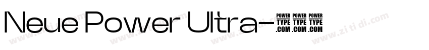 Neue Power Ultra字体转换